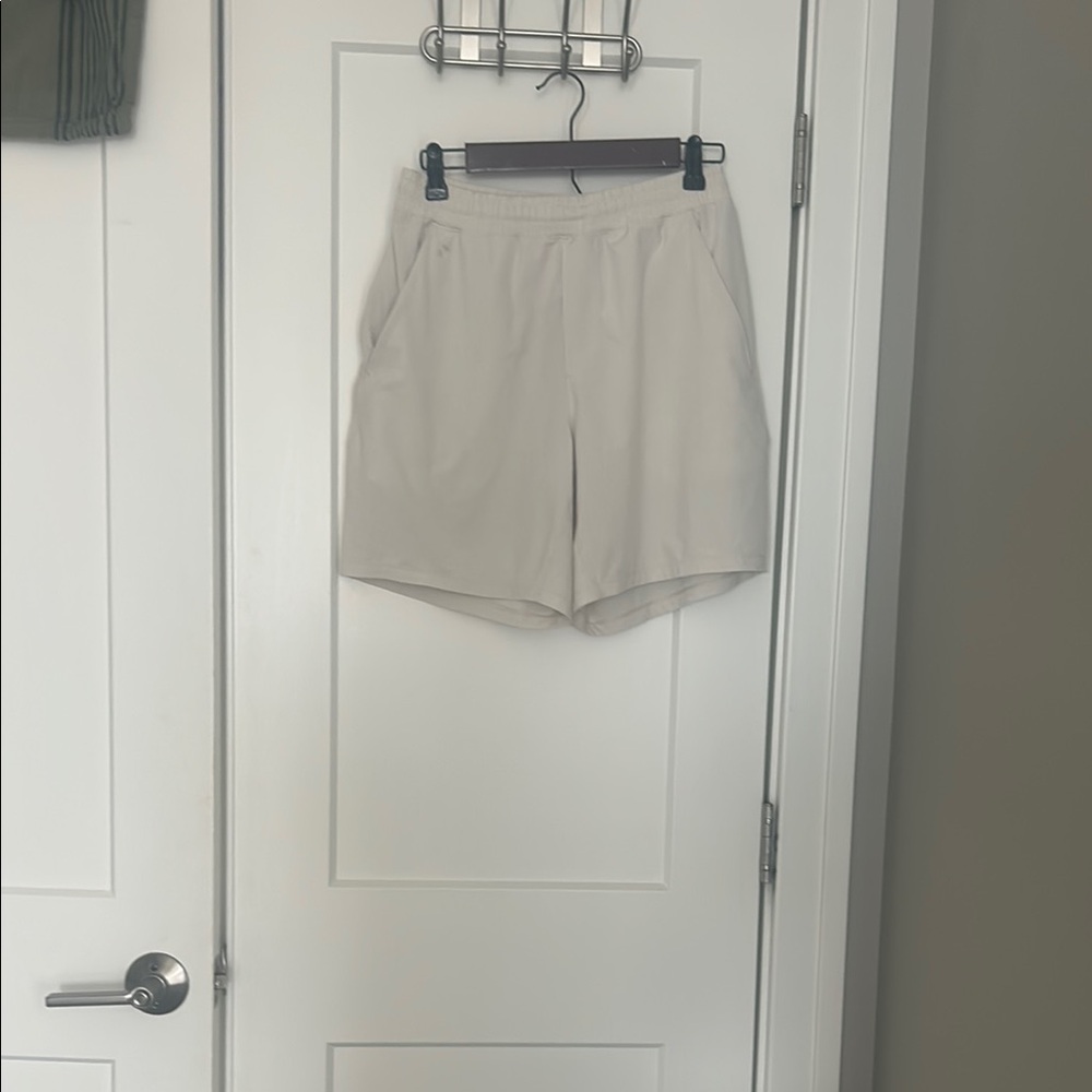 Cream Casual Shorts